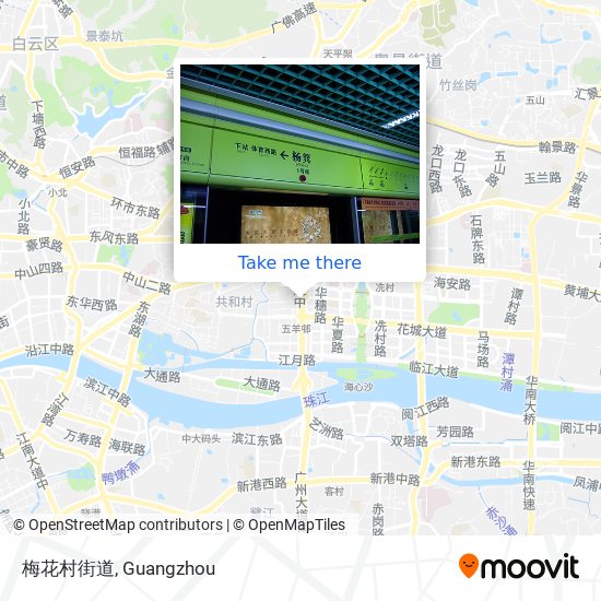梅花村街道 map