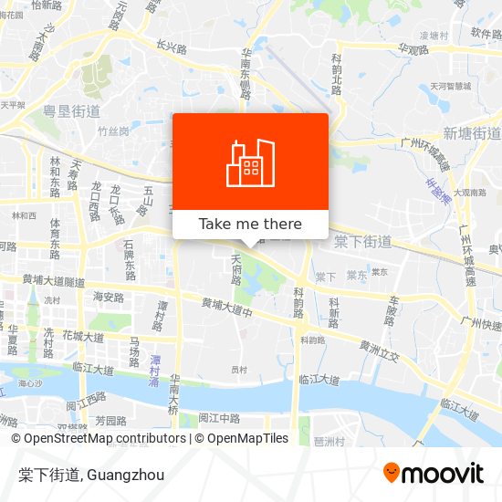 棠下街道 map
