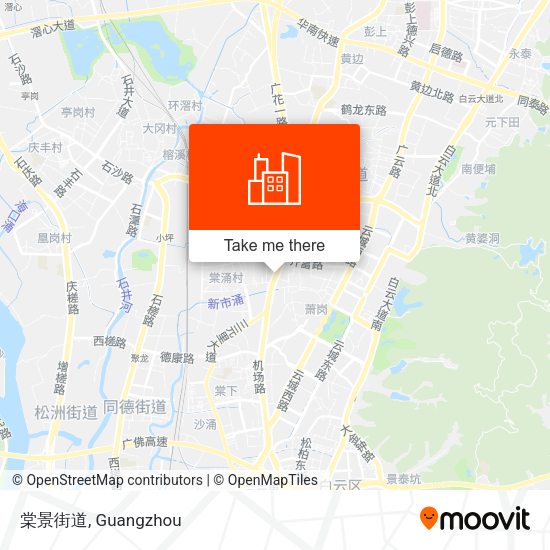 棠景街道 map