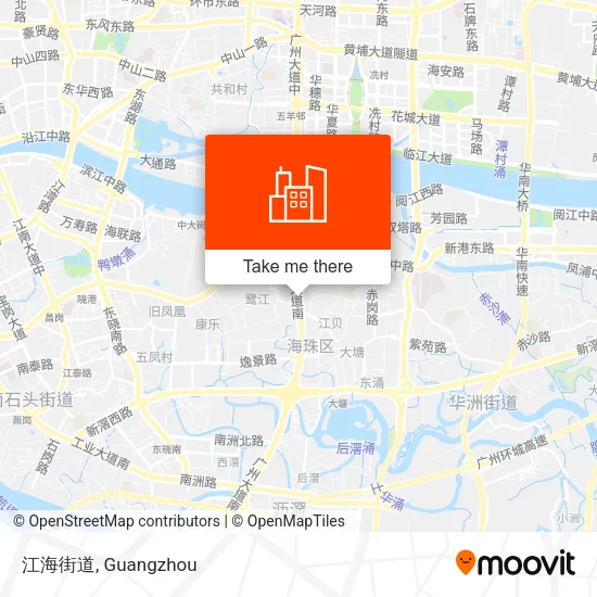 江海街道 map