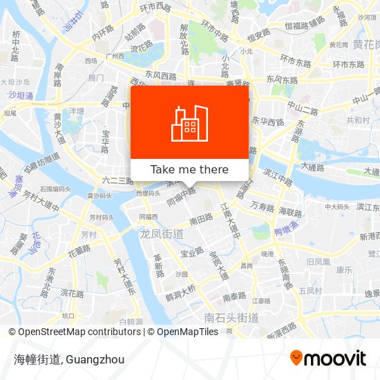 海幢街道 map