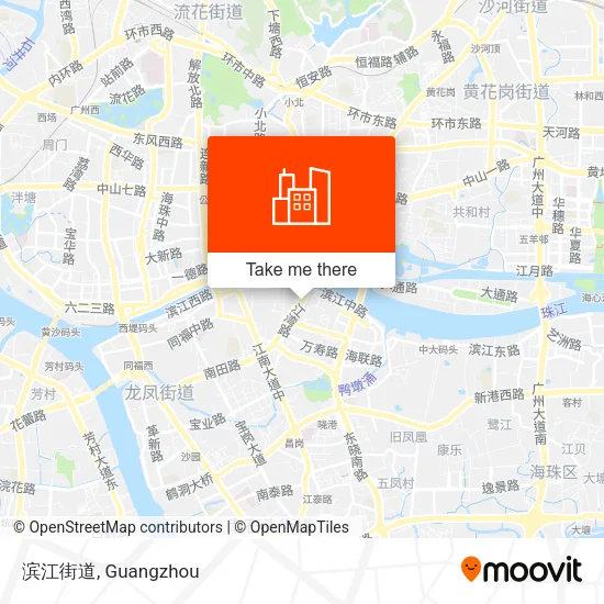 滨江街道 map