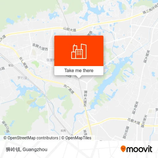 狮岭镇 map