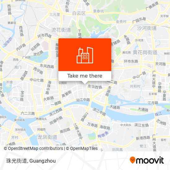 珠光街道 map