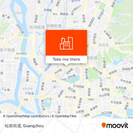 站前街道 map