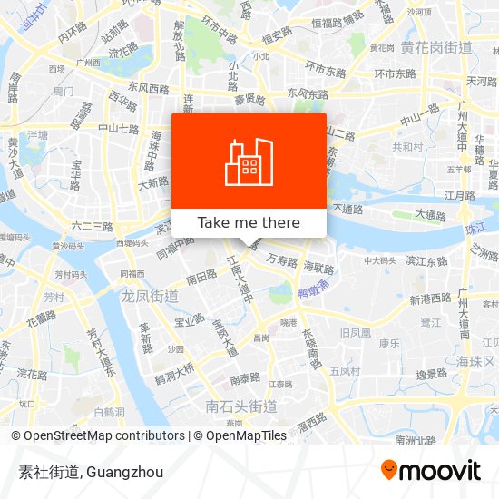素社街道 map