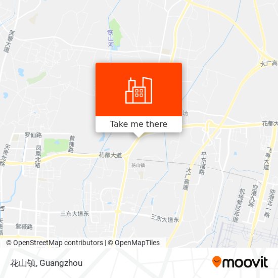 花山镇 map