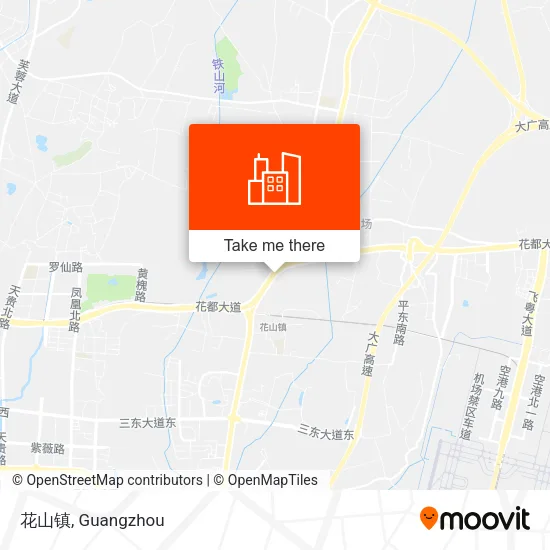 花山镇 map