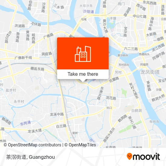 茶滘街道 map