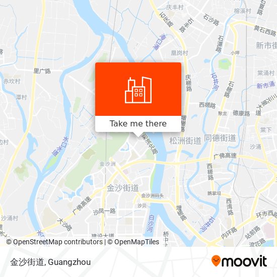 金沙街道 map