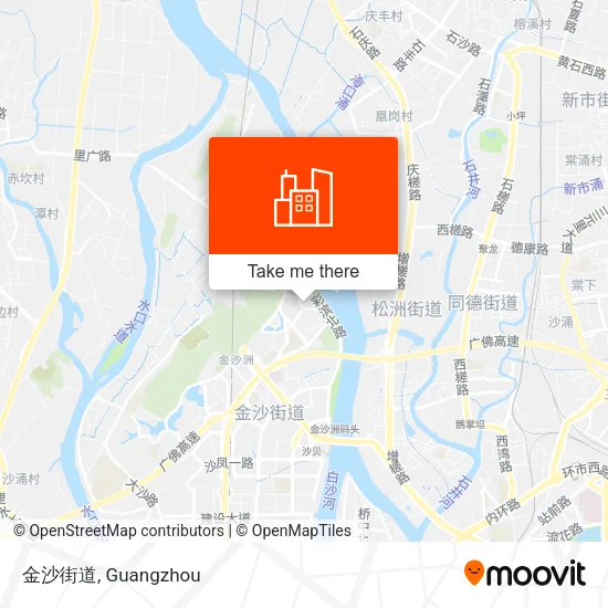 金沙街道 map