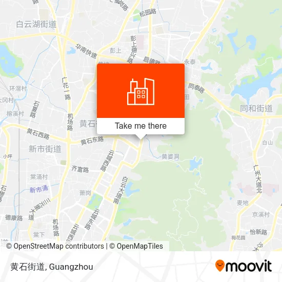 黄石街道 map