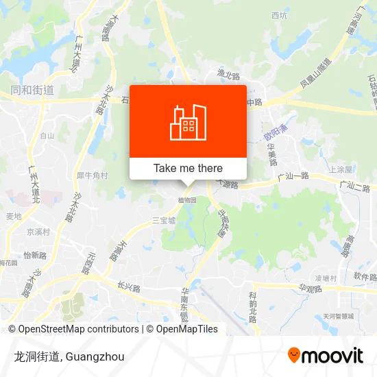 龙洞街道 map