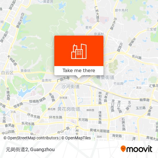 元岗街道2 map
