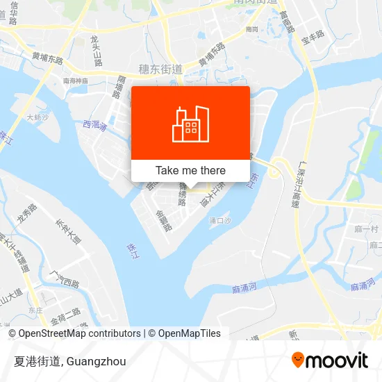 夏港街道 map