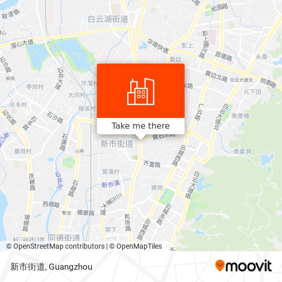 新市街道 map