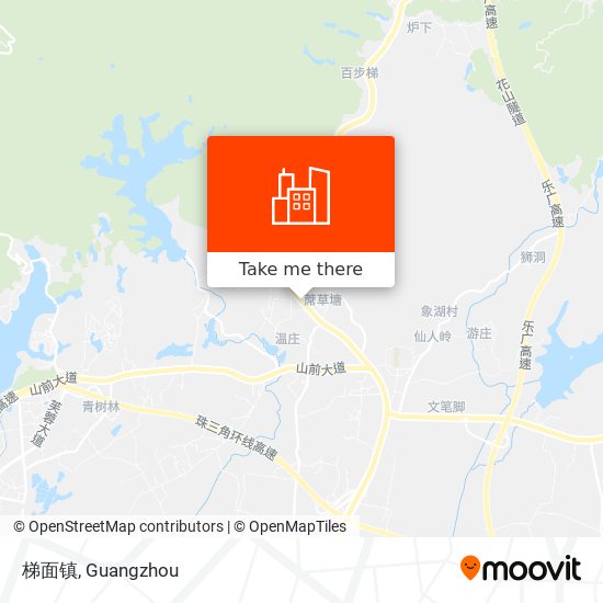 梯面镇 map