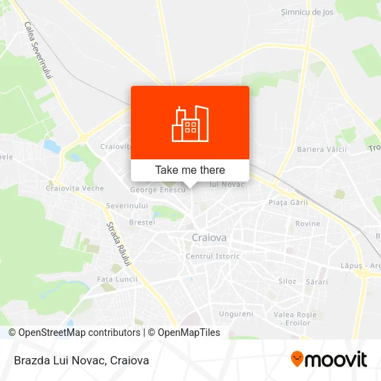 Brazda Lui Novac map
