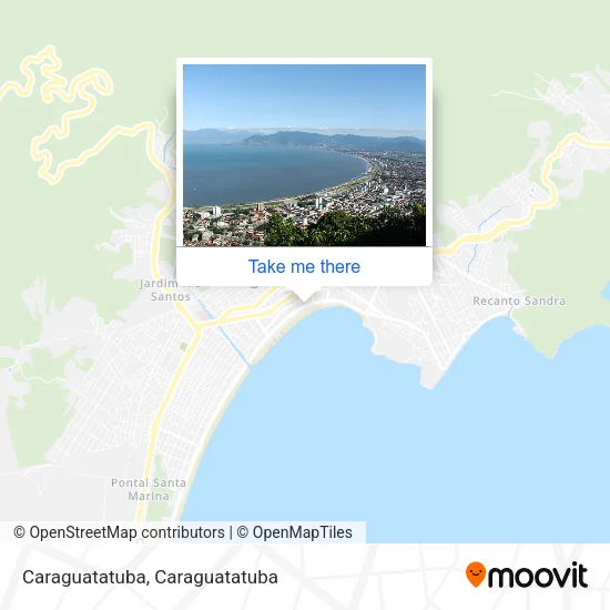 Caraguatatuba map