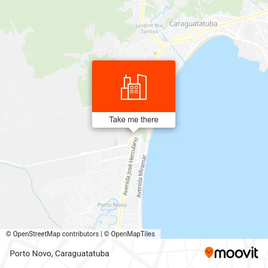 Porto Novo map
