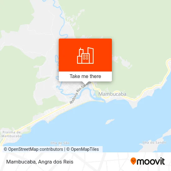 Mambucaba map