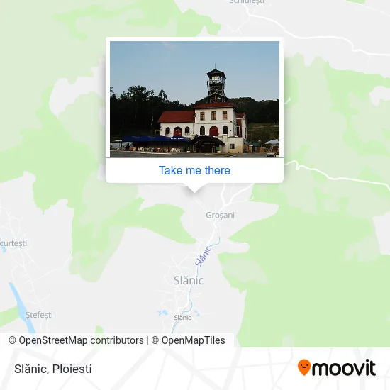 Slănic map