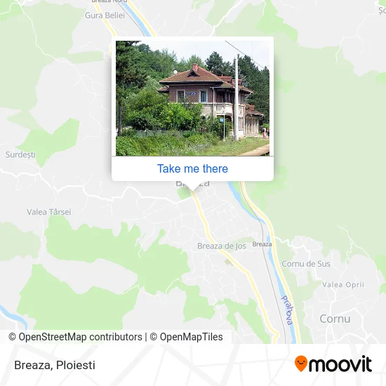 Breaza map