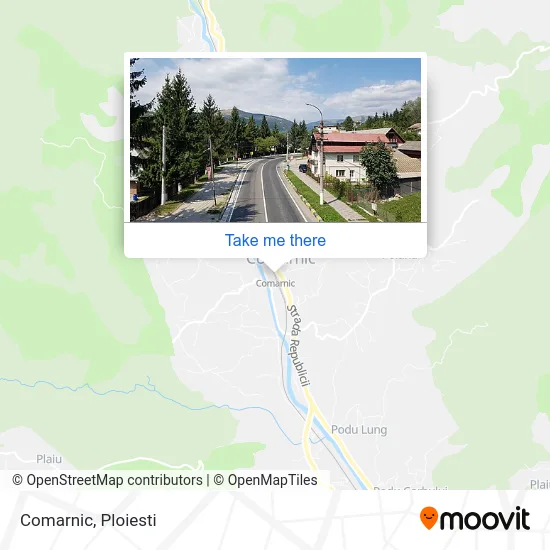 Comarnic map