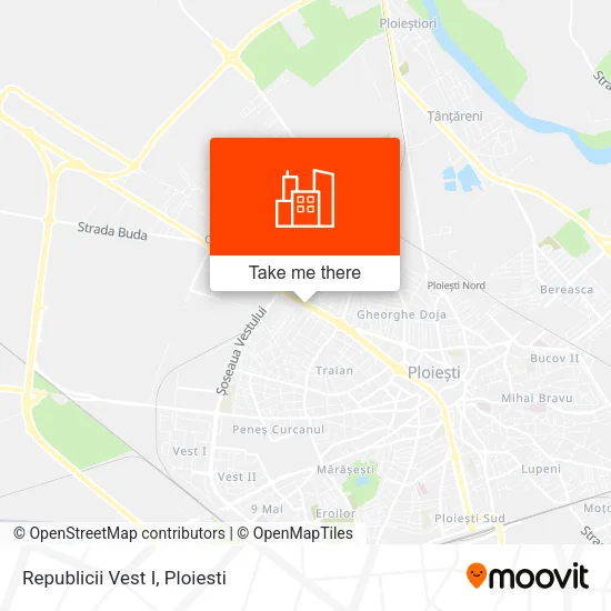 Republicii Vest I map