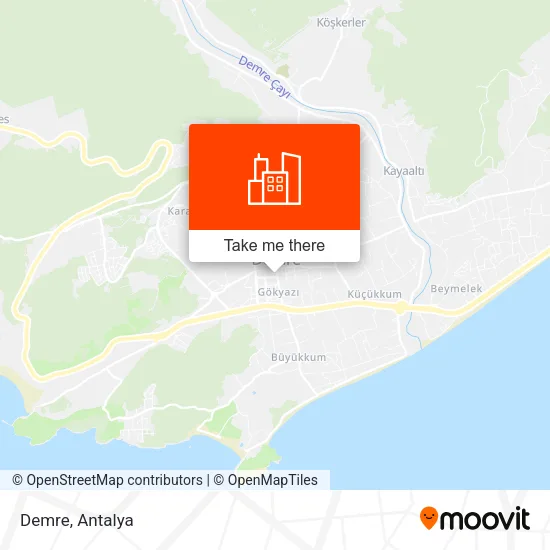 Demre map