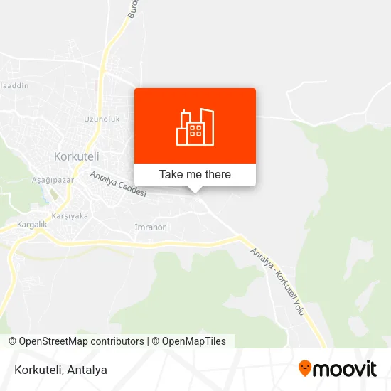 Korkuteli map