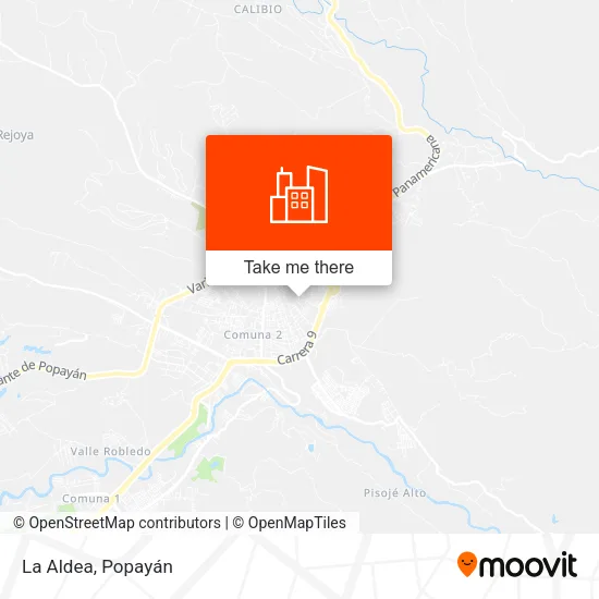 La Aldea map