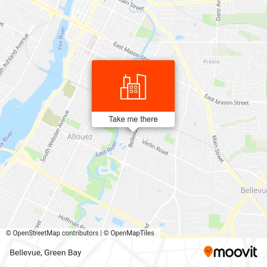 Bellevue map