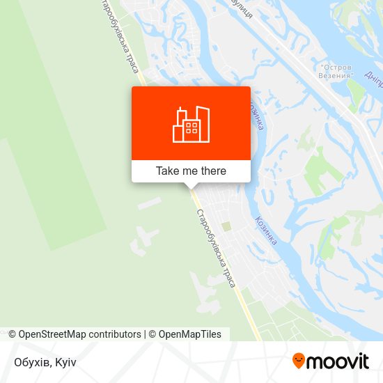 Карта Обухів