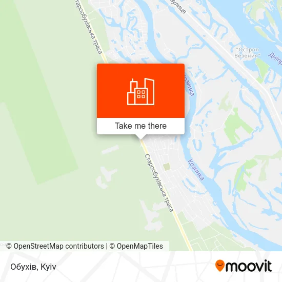 Обухів map