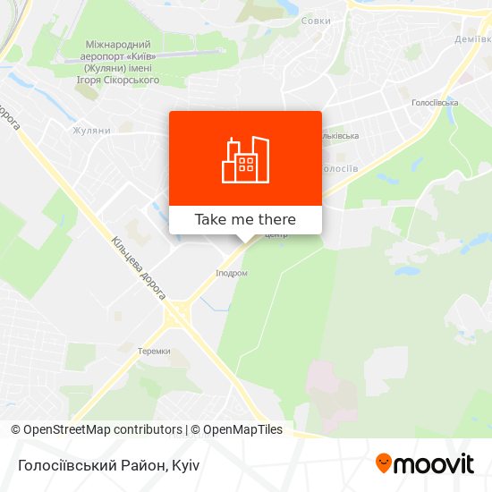Голосіївський Район map