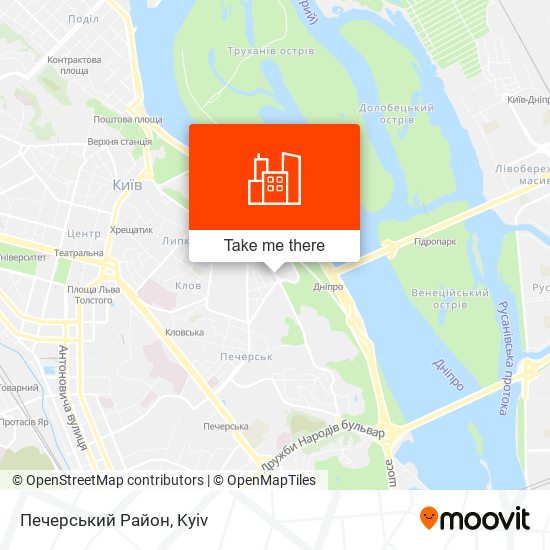 Карта Печерський Район