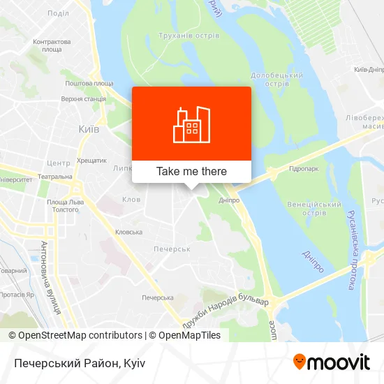 Карта Печерський Район