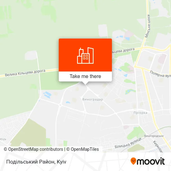 Карта Подільський Район