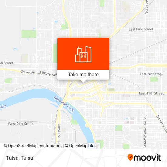 Tulsa map