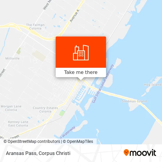 Aransas Pass map
