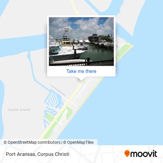 Port Aransas map