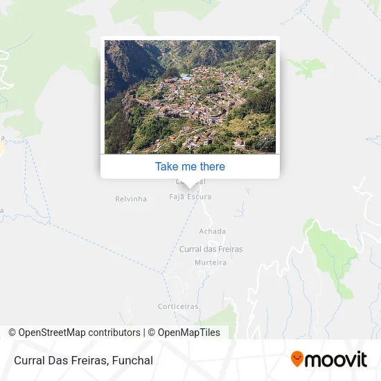 Curral Das Freiras map