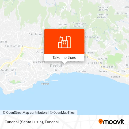 Funchal (Santa Luzia) map