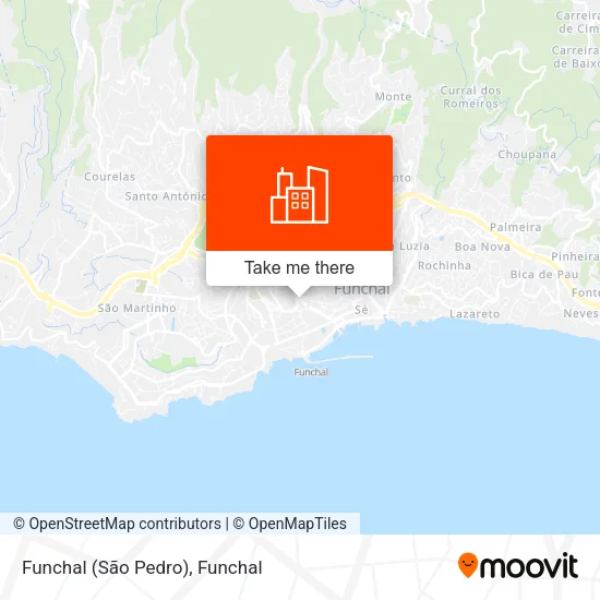 Funchal (São Pedro) map