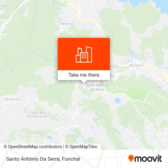 Santo António Da Serra map