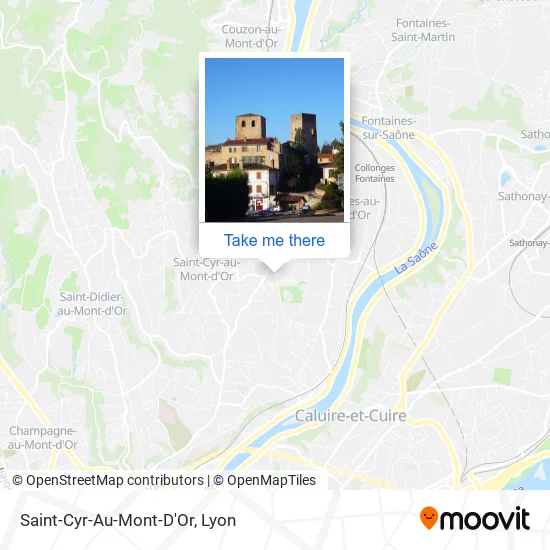 Saint-Cyr-Au-Mont-D'Or map