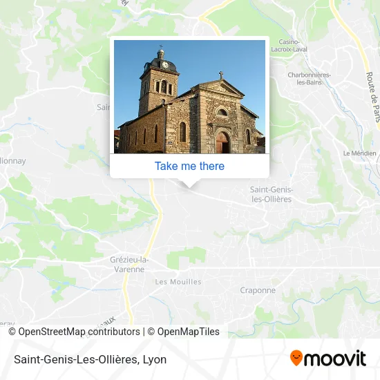 Saint-Genis-Les-Ollières map
