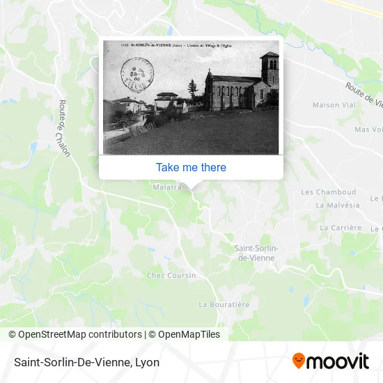 Saint-Sorlin-De-Vienne map