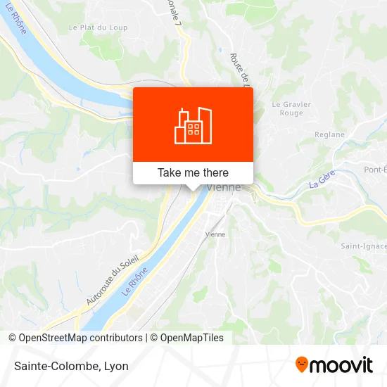 Sainte-Colombe map